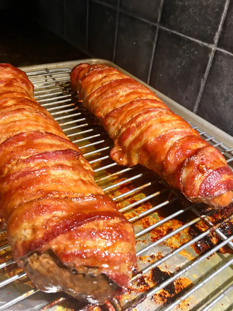 bacon wrapped pork tenderloin