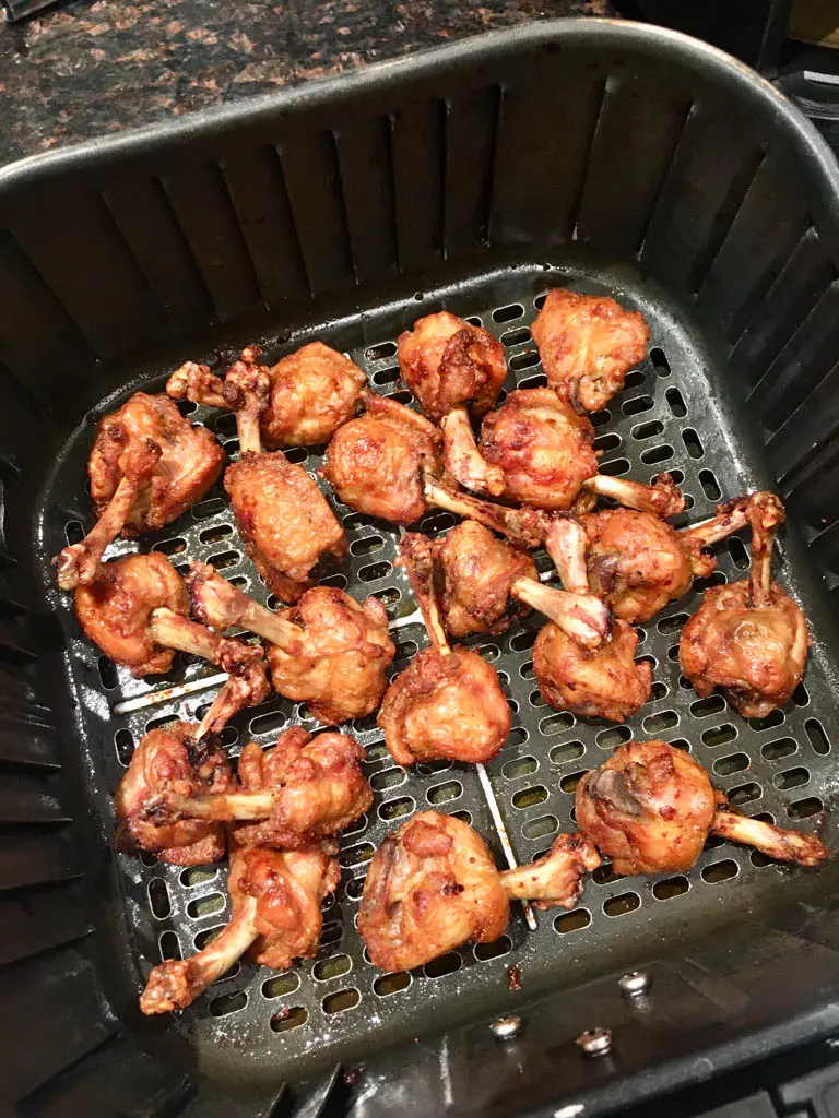 chicken wing lollipops air fried