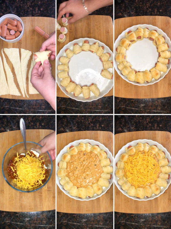 Chili Cheese Dog Dip Easy Party Food fed by sab