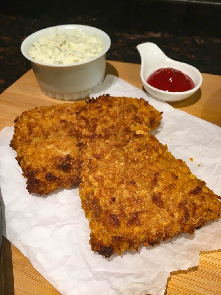 Cornflake Crusted Fish – Air Fried-image