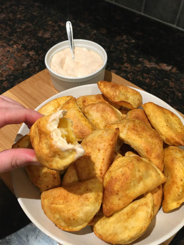 Crispy Pierogi with Cajun Dip fed by sab