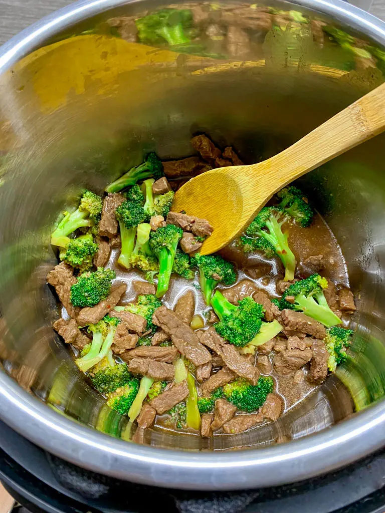 Instant Pot Beef With Broccoli Recipe in a instant pot