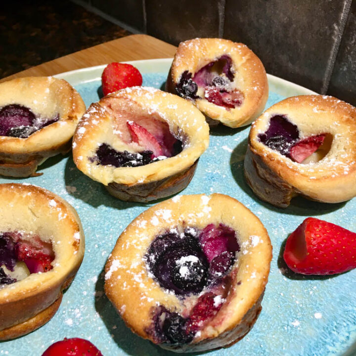 Mini Berry Dutch Babies Easy and Delicious fed by sab