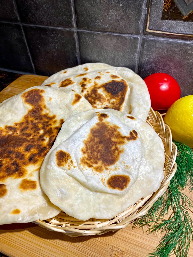 Pita Bread plated