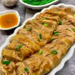 Instant Pot Honey Garlic Pork Tenderloin Recipe The Best sliced and served in a white platter