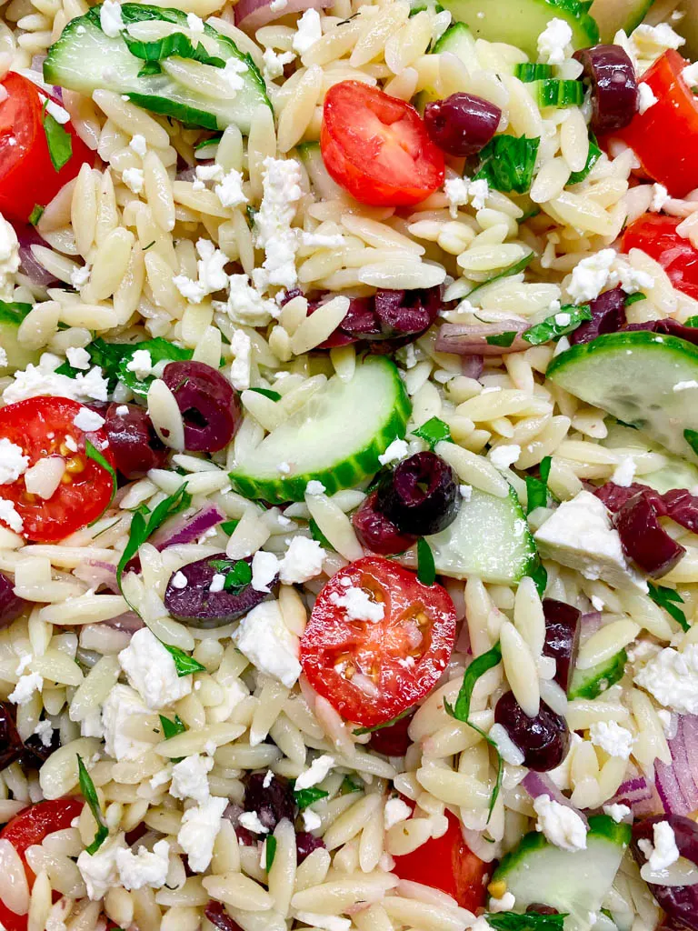 Mediterranean Orzo Pasta Salad Recipe