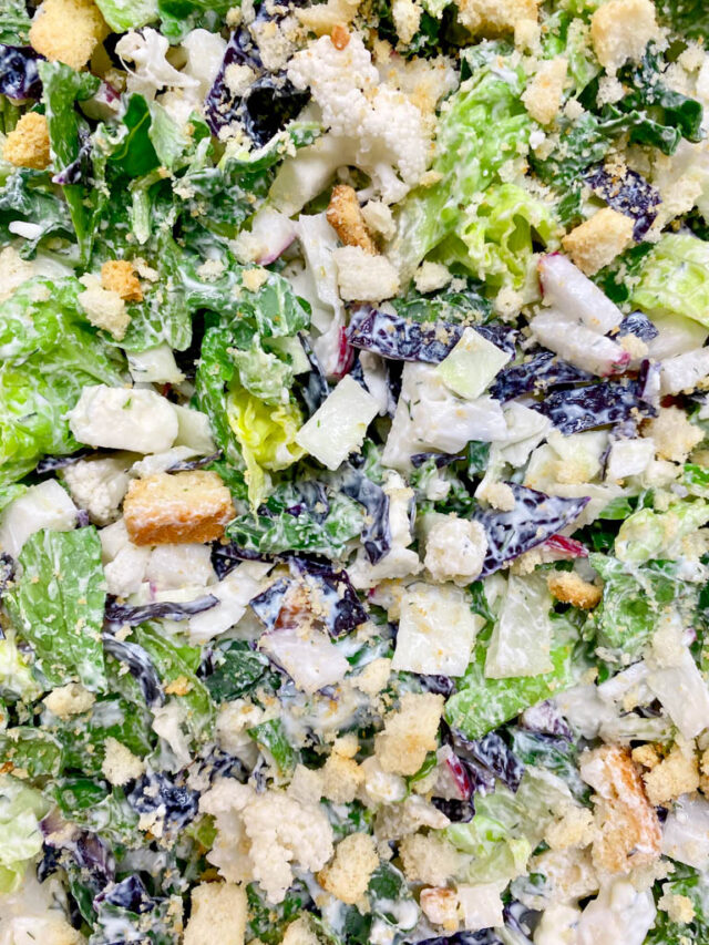 Dill Pickle Chopped Salad (Costco Copycat Taylor Farms) fed by sab