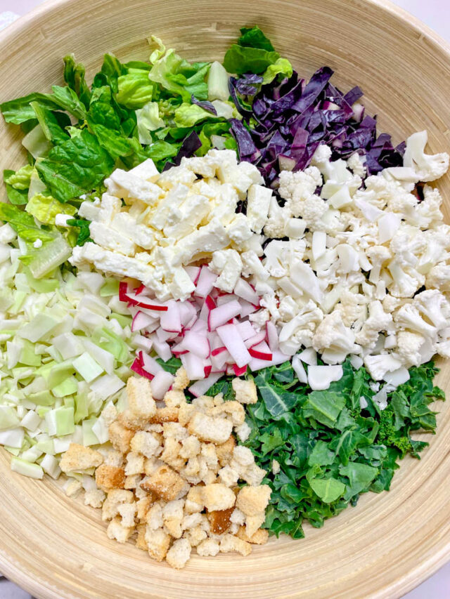 Dill Pickle Chopped Salad (Costco Copycat Taylor Farms) fed by sab