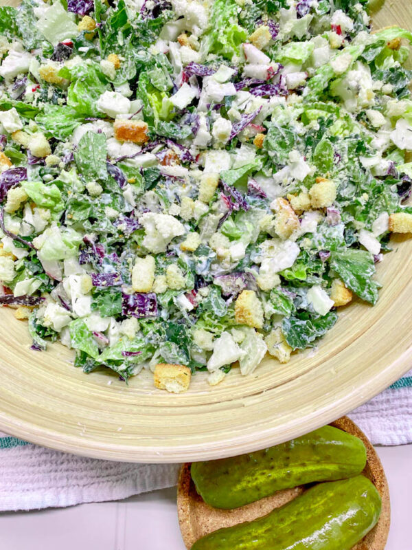 Dill Pickle Chopped Salad (Costco Copycat Taylor Farms) fed by sab