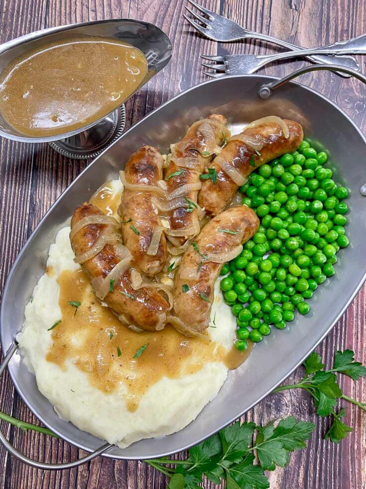Bangers and Mash Easy Recipe fed by sab