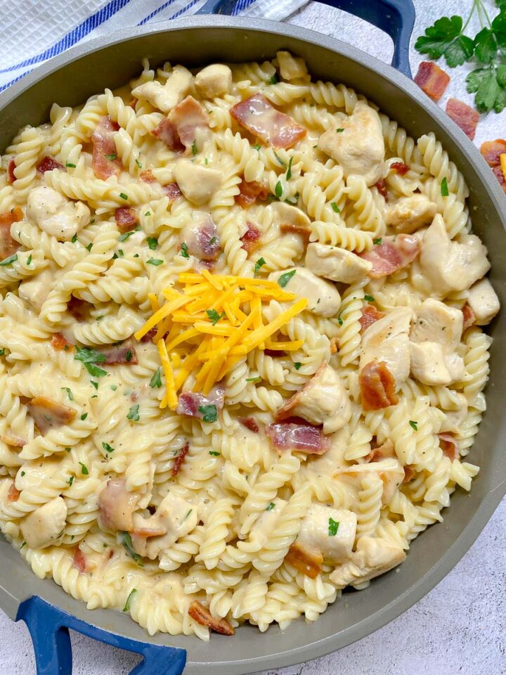 Chicken Bacon Ranch Pasta - fed by sab