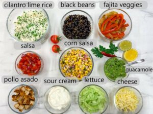Chipotle Burrito Bowls (Copycat Recipe) - fed by sab