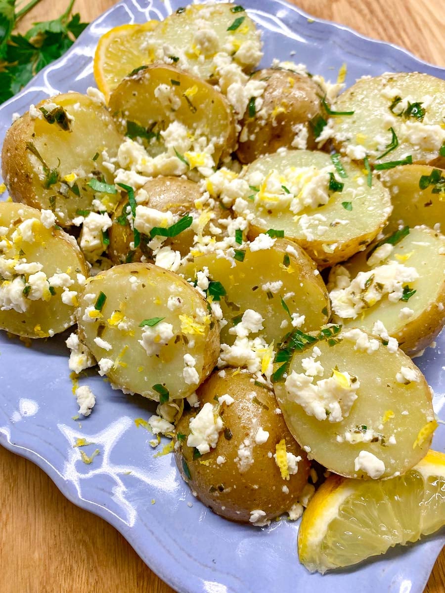 Greek Feta Potato Salad-image