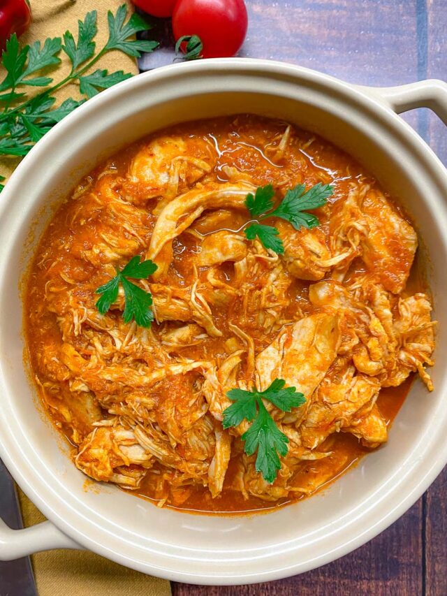 Chicken Tinga fed by sab