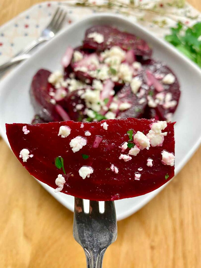 Greek Beet Salad (Patzarosalata) fed by sab