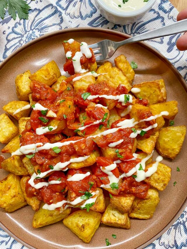 Patatas Bravas (Spanish Fried Potatoes) fed by sab