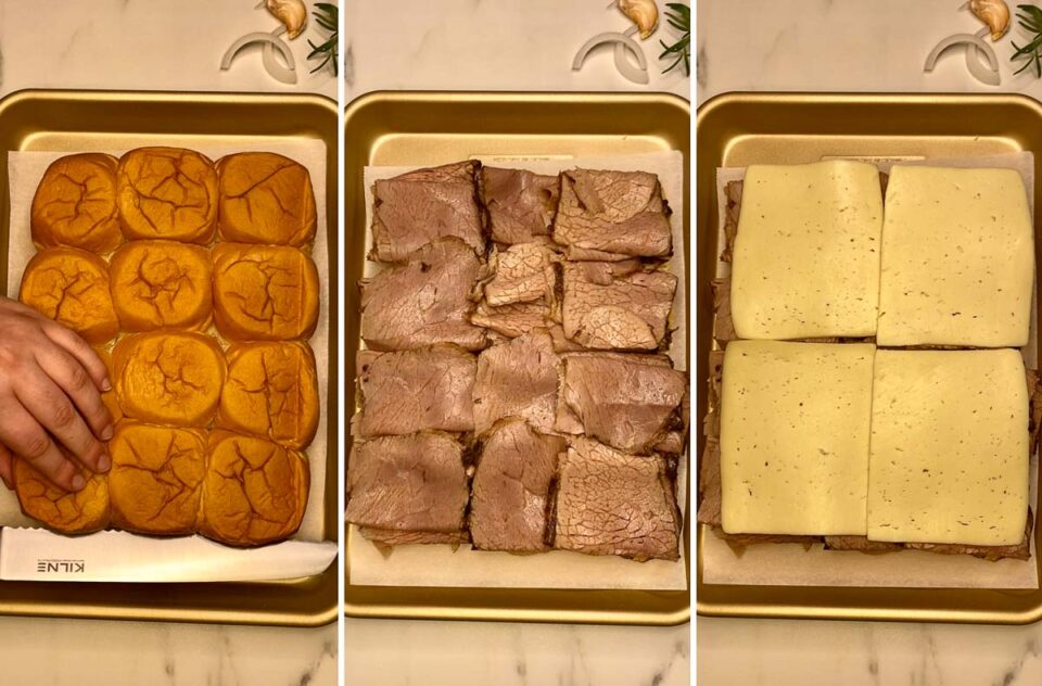 Roast Beef Sliders fed by sab