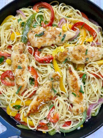Olive Garden Chicken Scampi - fed by sab