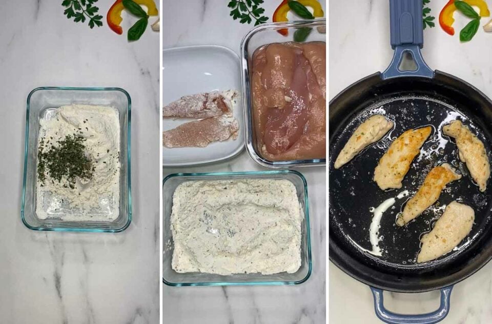 Olive Garden Chicken Scampi - fed by sab