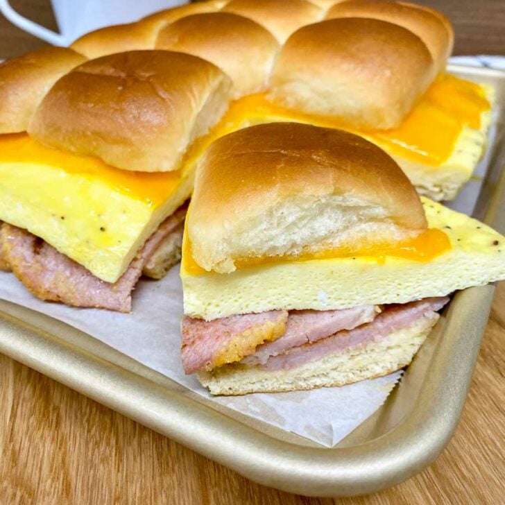 Peameal Bacon Breakfast Sliders fed by sab