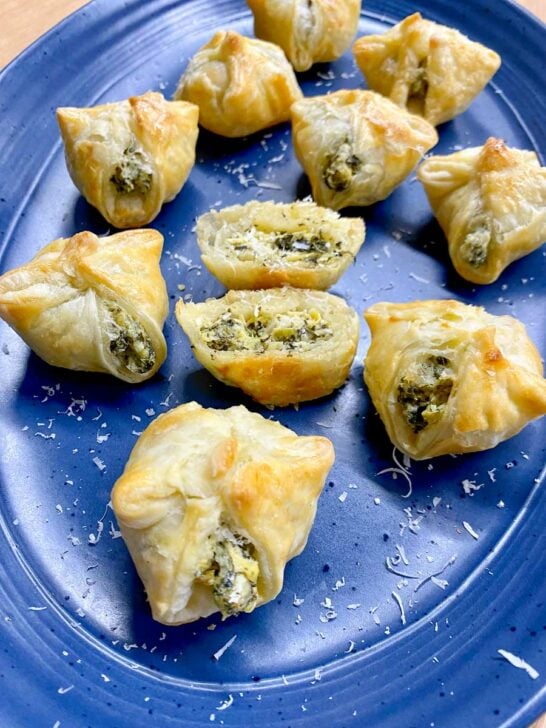 Spinach Artichoke Dip Bites fed by sab