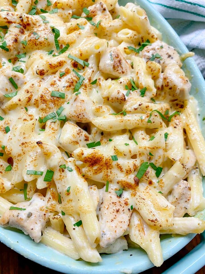 Chicken Alfredo Bake fed by sab