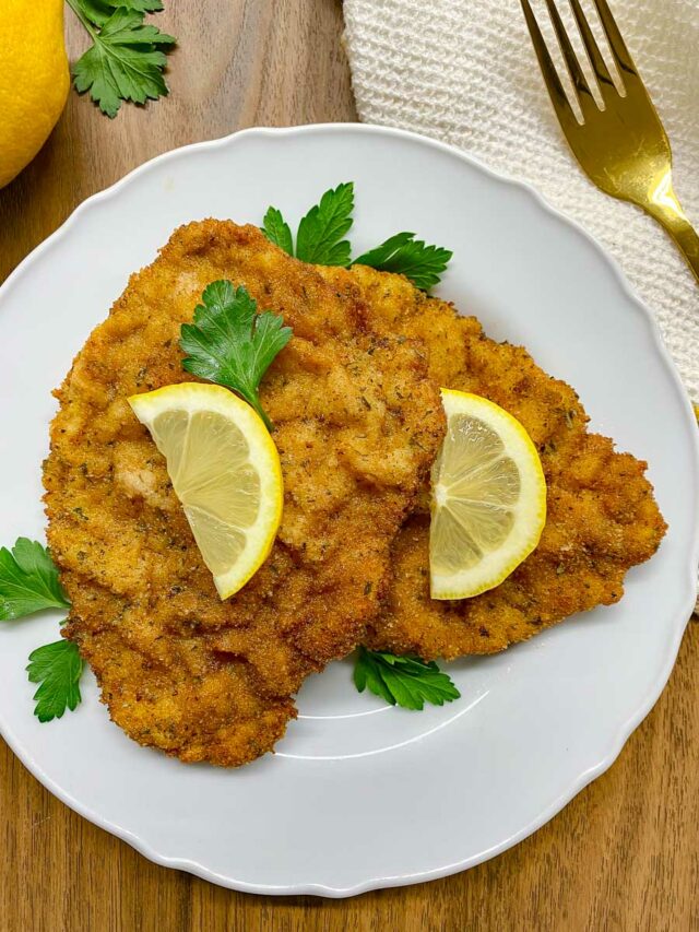 German Pork Schnitzel - fed by sab