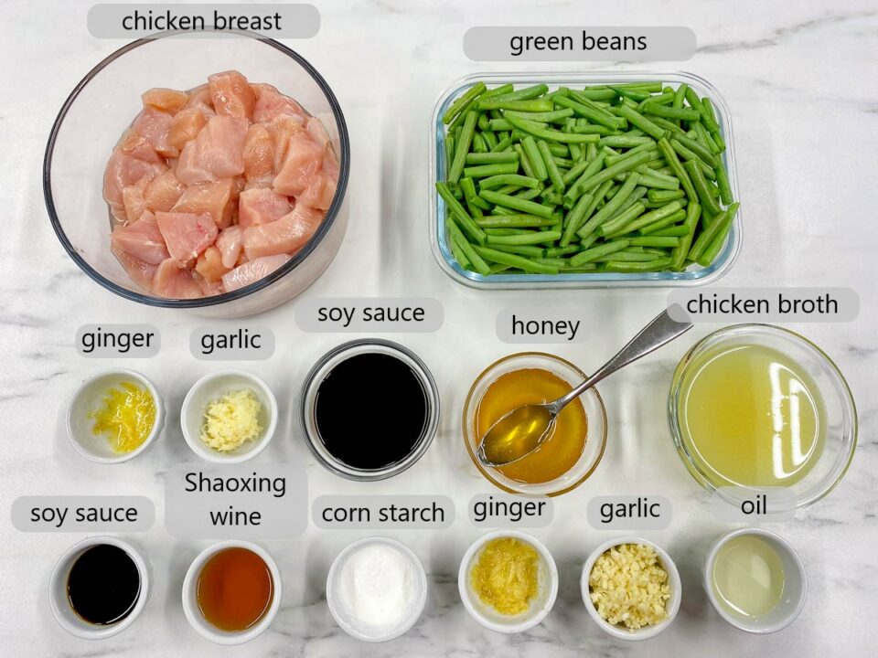 Honey Garlic Chicken and Green Beans fed by sab