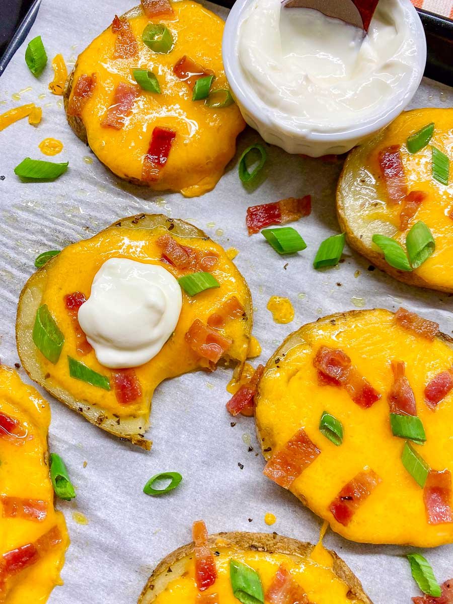 Cheddar Baked Potato Slices