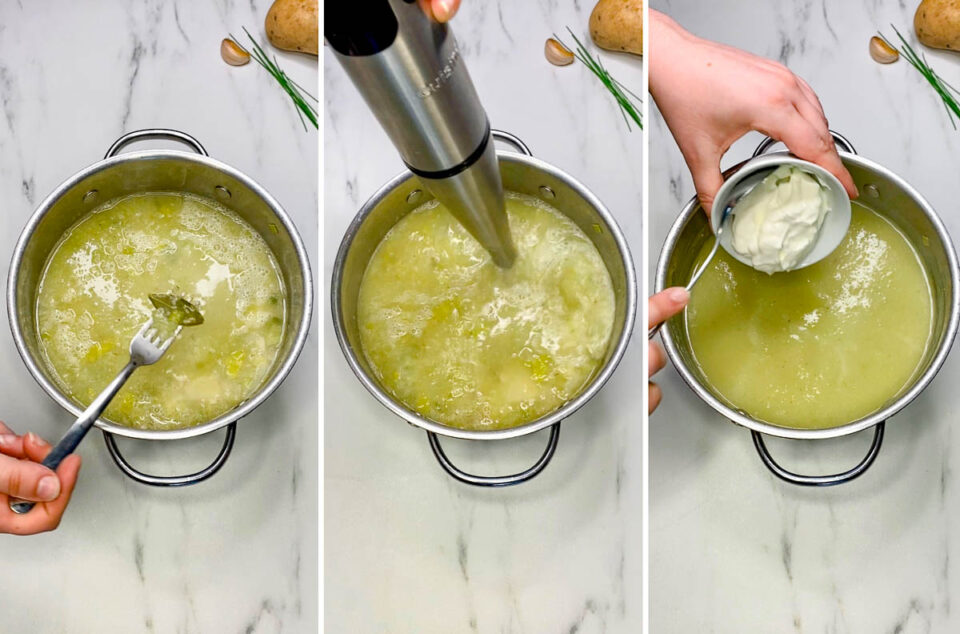 Potato Leek Soup - fed by sab