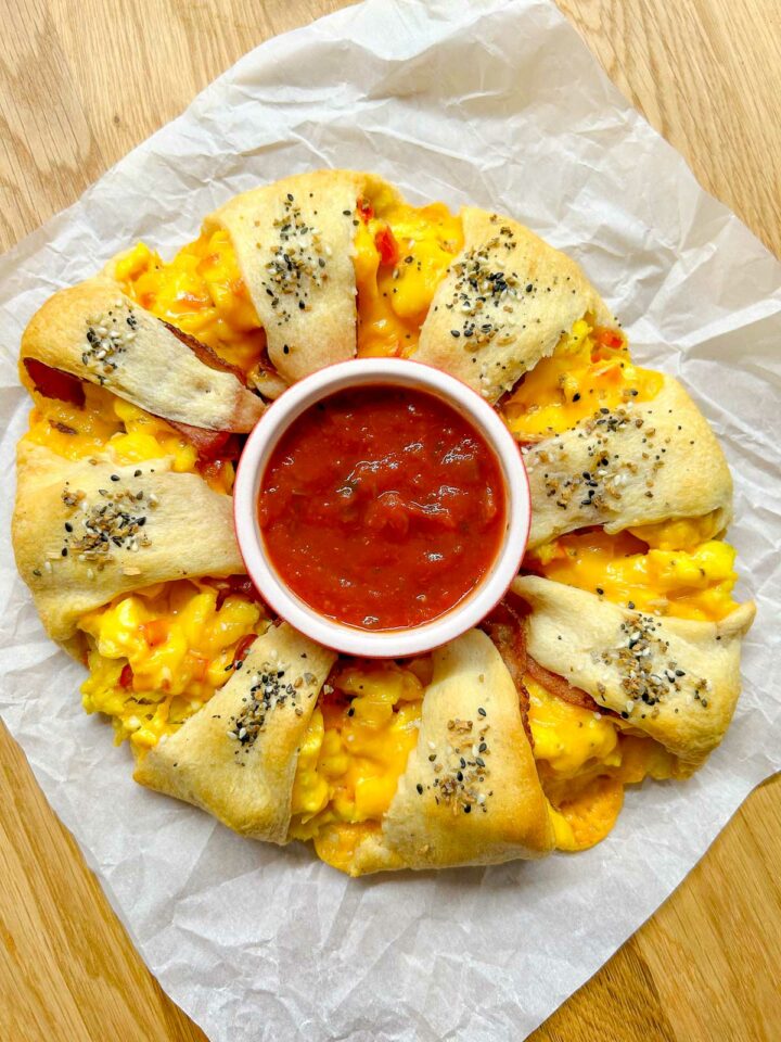Bacon Egg and Cheese Breakfast Ring - fed by sab