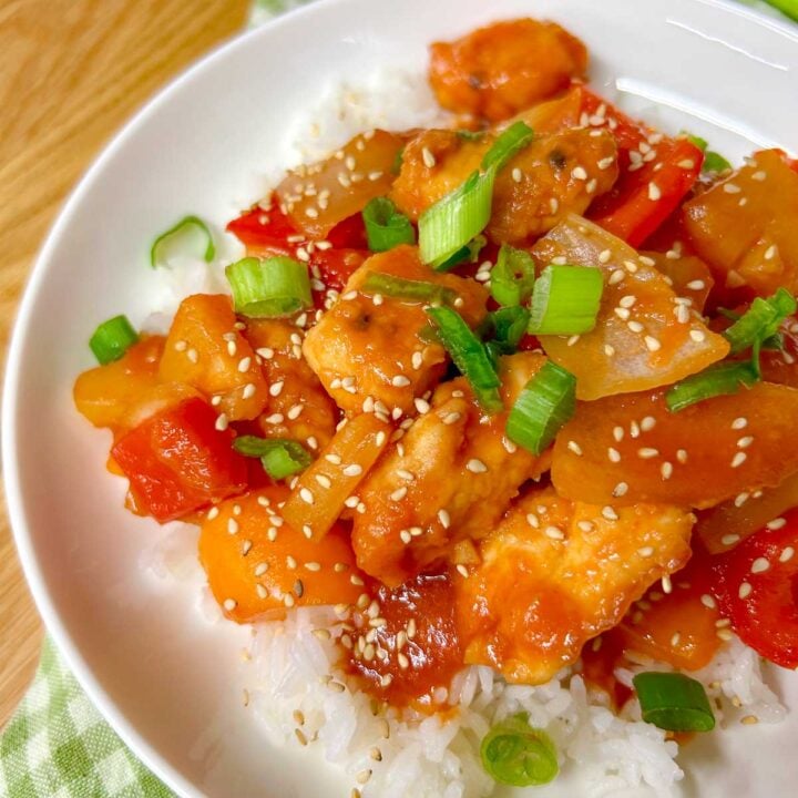 Sweet and Sour Chicken Stir Fry - fed by sab
